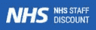 NHS Staff Discounts blue rectangular logo